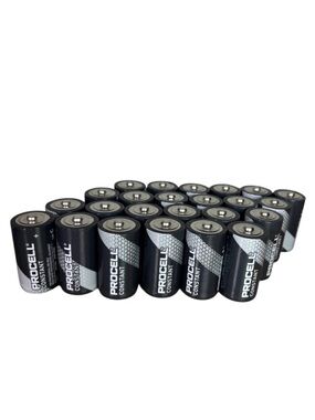 24 Procell by Duracell Alkaline C Batteries, [150V] New